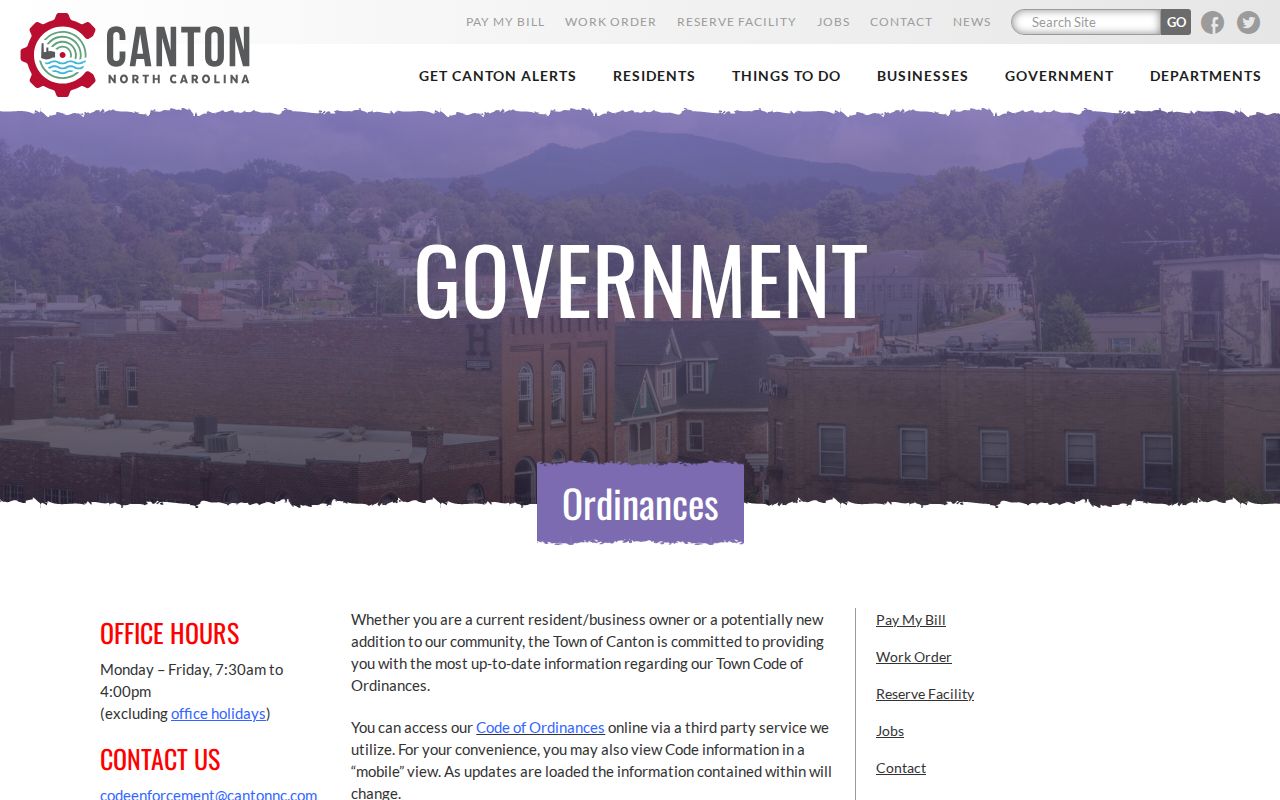 Canton court records route from town ordinance to Haywood courts