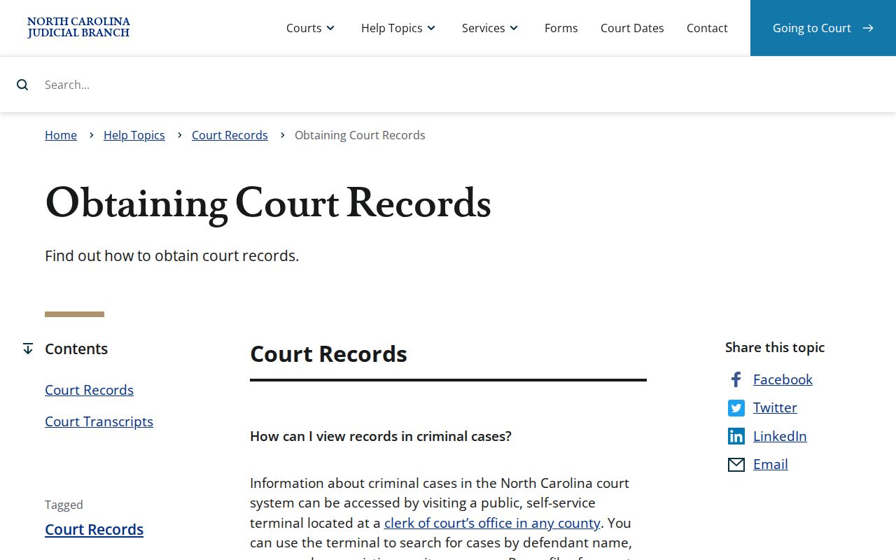 Haywood County court record access through the clerk terminal